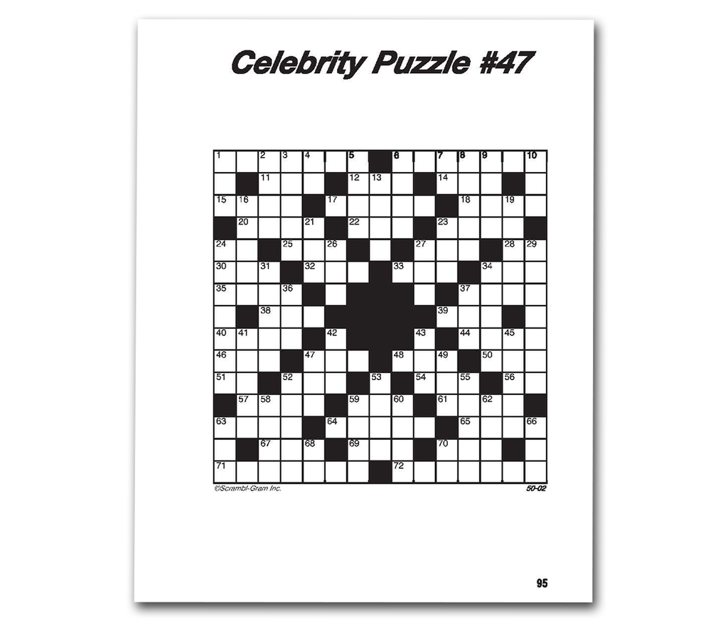 Celebrity Crosswords Books