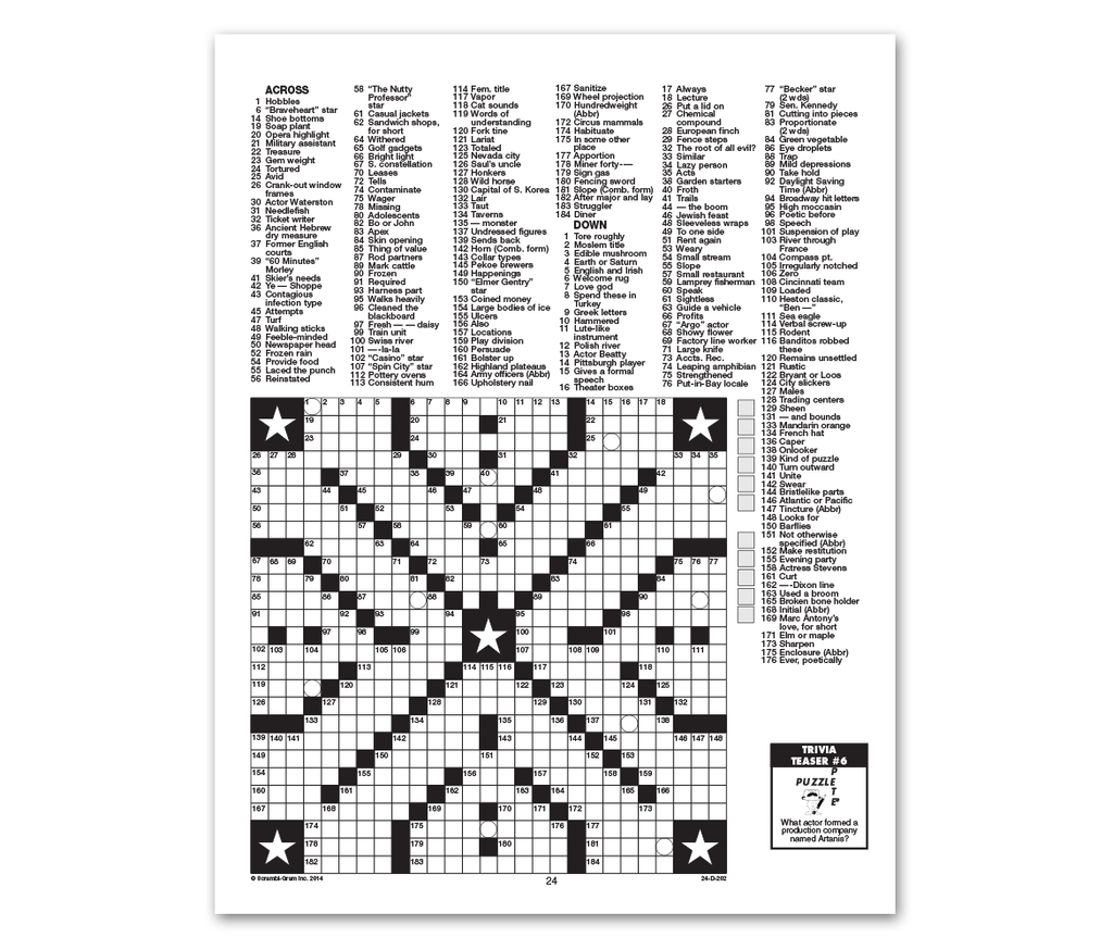 Giant Crosswords Books